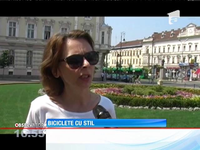 Centrul oraşului Arad a fost &icirc;mp&acirc;nzit de biciclete