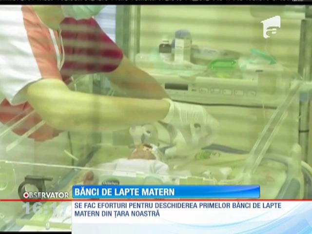 Prima banca de lapte matern din Rom&acirc;nia