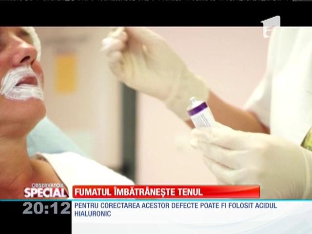 SPECIAL! Fumatul &icirc;mbătr&acirc;neşte tenul