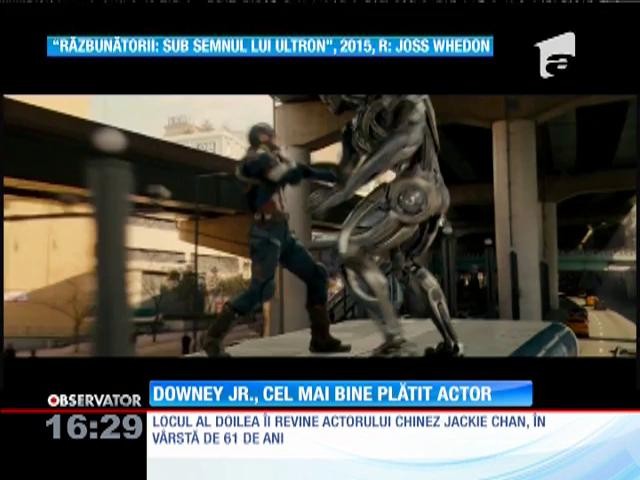 Robert Downey Jr, cel mai bine plătit actor