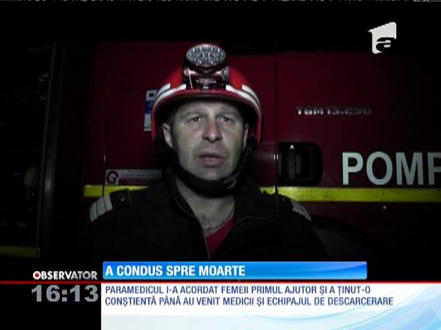 Accident cumplit şi inexplicabil azi-noapte, l&acirc;ngă Dej