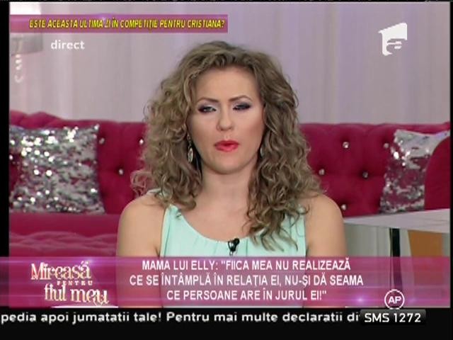 Război &icirc;ntre mama lui Elly şi Cristian!