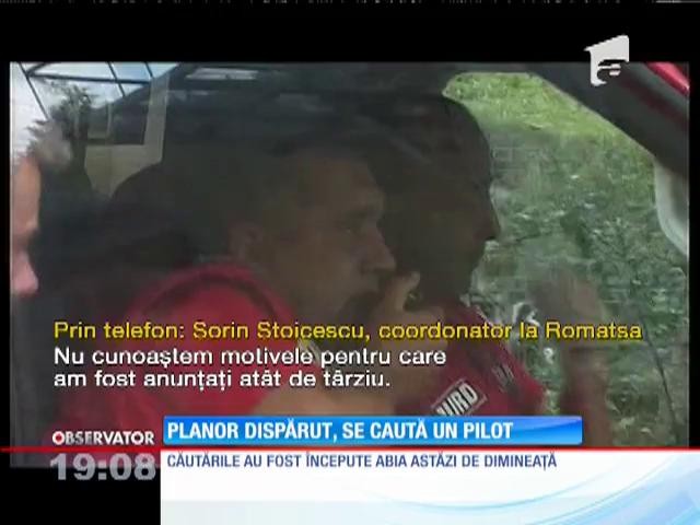 Pilot dispărut &icirc;n munţi, cu tot cu planor!