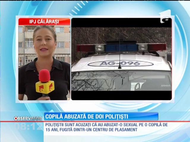Copilă abuzată de doi polițiști