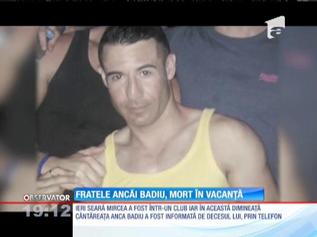 Fratele Ancăi Badiu, fosta solistă a trupei Class, a murit &icirc;n vacanţă