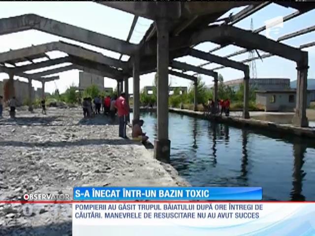 Un t&acirc;năr din Baia Mare a murit &icirc;necat &icirc;ntr-un bazin de decantare a metalelor