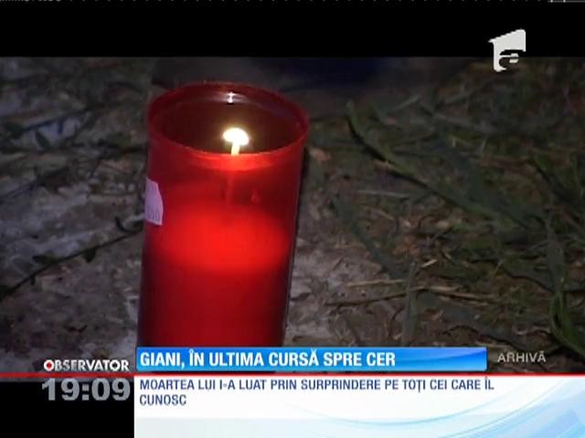 Giani, t&acirc;nărul pasionat de motoare, condus la cimitir de un cortegiu format din zeci de motociclişti