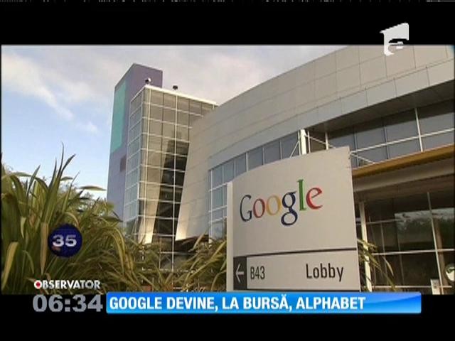 Google &icirc;şi schimbă numele &icirc;n Alphabet