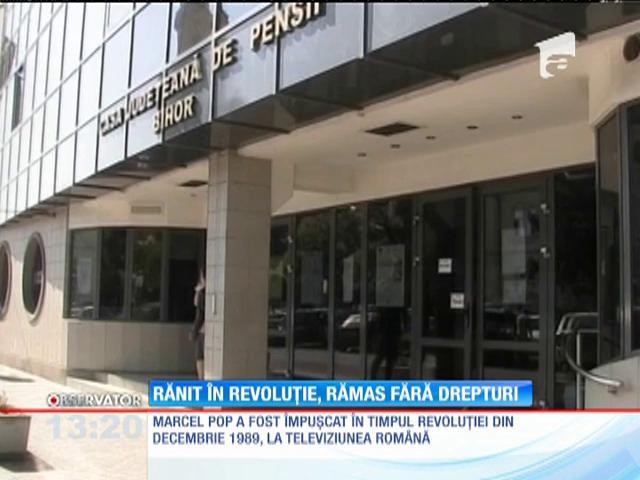 Bărbat rănit &icirc;n revoluţie, rămas fără drepturi