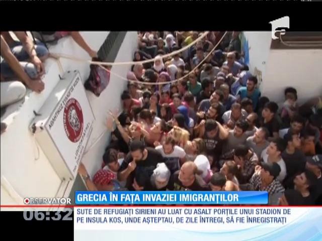Invazie de imigranţi sirieni &icirc;n Grecia