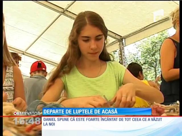 23 de copii care şi-au pierdut părinții &icirc;n conflictele din Ucraina, ajutați de rom&acirc;ni