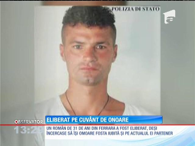 Rom&acirc;n eliberat pe cuv&acirc;nt de onoare