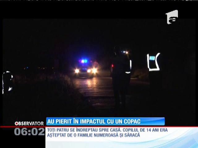 Un bărbat şi un copil de 14 ani au murit &icirc;ntr-un grav accident rutier, &icirc;n judeţul D&acirc;mboviţa