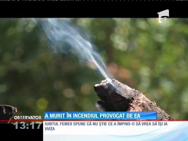 O femeie a murit &icirc;n incendiul provocat de ea