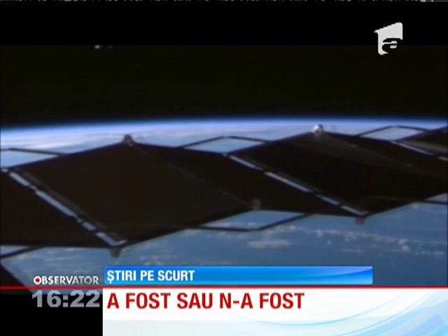 OZN roz surprins trec&acirc;nd &icirc;n apropierea Păm&acirc;ntului de Staţia Spaţială Internaţională!
