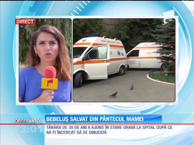 O femeie din B&acirc;rlad, gravidă &icirc;n 36 de săptăm&acirc;ni a ajuns &icirc;n stare gravă la spital după ce a &icirc;ncercat să se sinucidă
