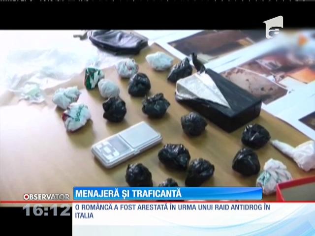 Menajeră rom&acirc;ncă arestată &icirc;n Italia pentru trafic de droguri
