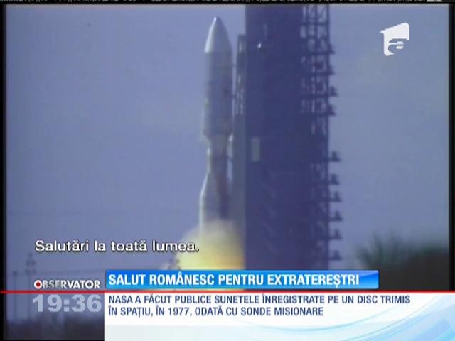 NASA a dezvăluit mesajele trimise &icirc;n spaţiu cu sonda "Voyager 1"