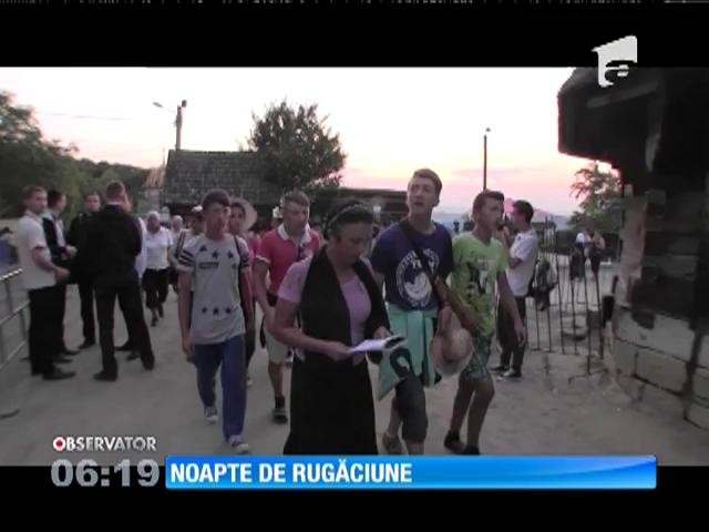 Noapte de rugăciune la Mănăstirea Nicula din Cluj