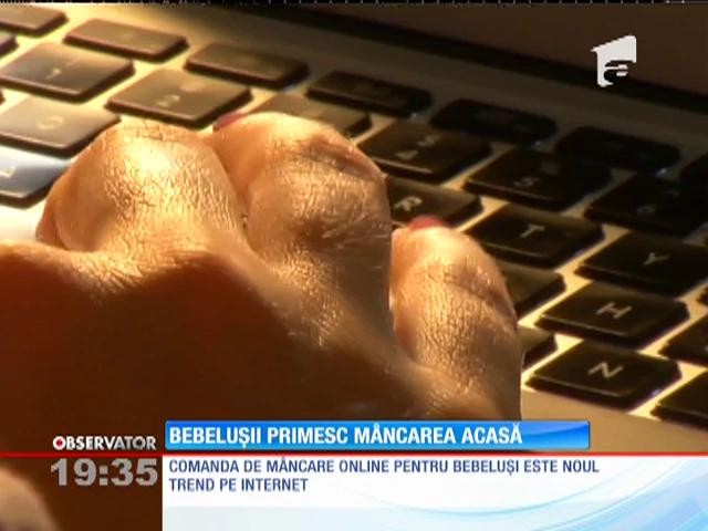 Mamele comandă m&acirc;ncarea direct de pe internet pentru bebeluşii lor