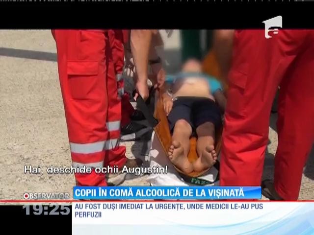 Doi adolescenţi din judeţul Iaşi, &icirc;n comă alcoolică după ce au băut vişinată