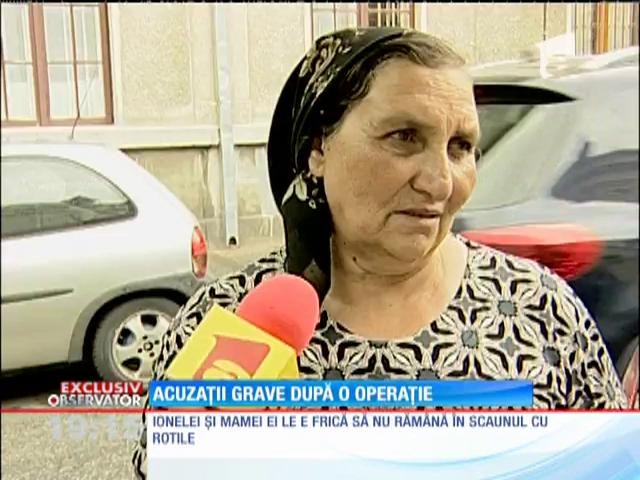 O t&acirc;nără de 30 de ani riscă să răm&acirc;nă paralizată din cauza unui medic