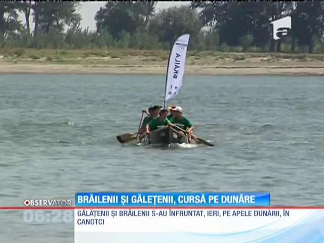 De Ziua Marinei, gălățenii și brăilenii s-au &icirc;ntrecut pe apele Dunării