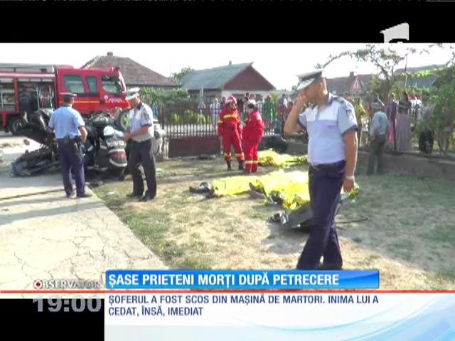 Update / Şase oameni au murit &icirc;ntr-un accident auto de groază