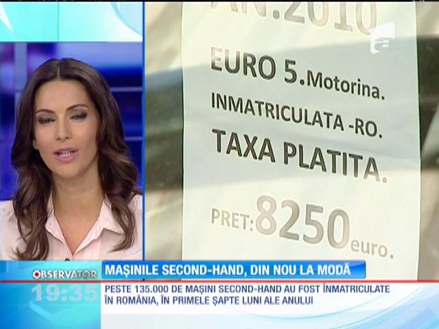 Rom&acirc;nii s-au &icirc;ntors la moda maşinilor second-hand