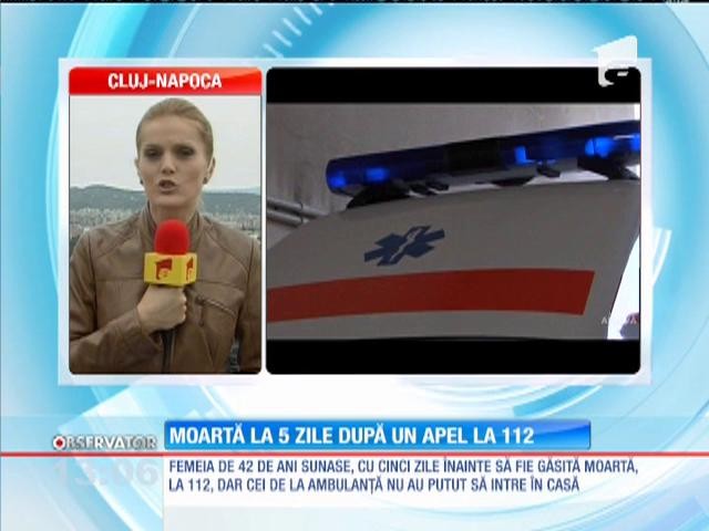 O profesoară universitară din Cluj a fost găsită moartă &icirc;n casă, la cinci zile după ce chemase ambulanţa