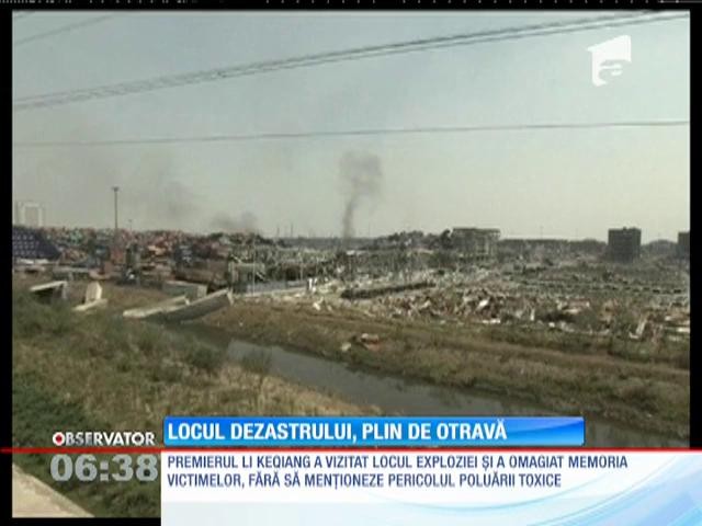 Tone de cianură la locul exploziilor catastrofale din portul Tianjin