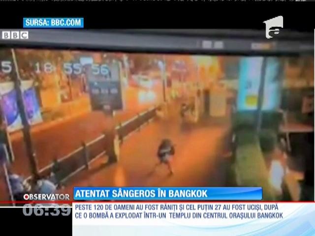 Atentat s&acirc;ngeros &icirc;n Bangkok