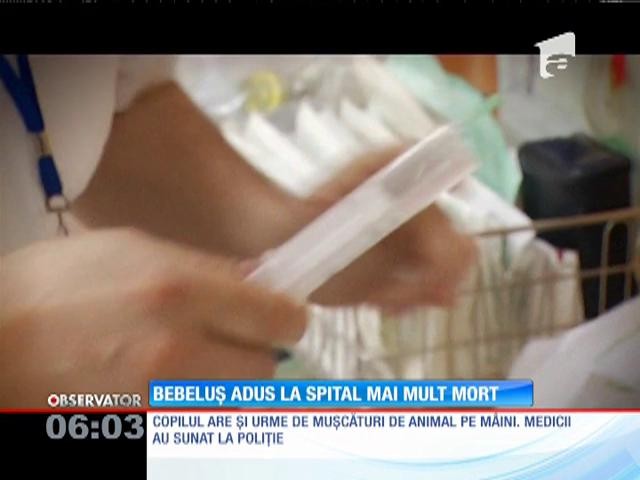 Un copil de nici doi ani a ajuns la spital plin de v&acirc;nătăi. Medicii au sunat la Poliţie