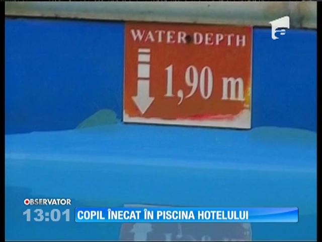 Un copil de șase ani s-a &icirc;necat &icirc;n piscina unui hotel din staţiunea Venus