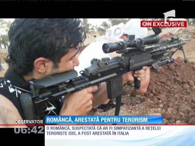 Rom&acirc;ncă arestată pentru terorism &icirc;n Italia