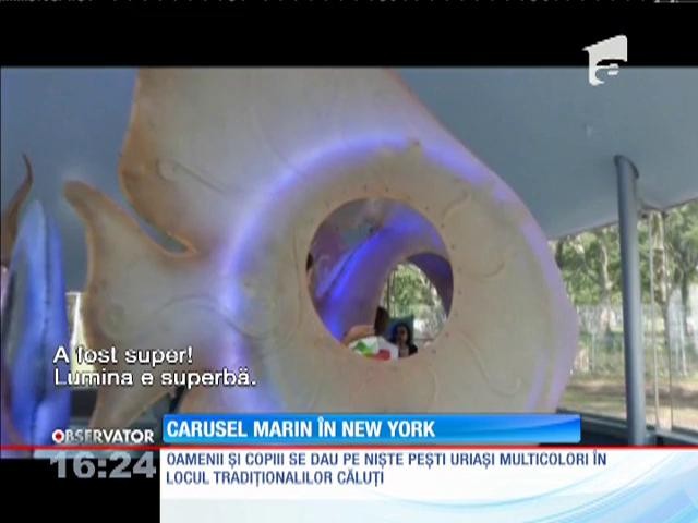 Un carusel marin a fost inaugurat &icirc;n New York