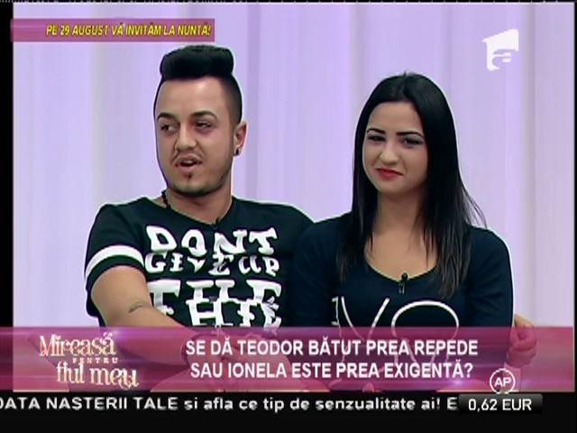Dansul mirilor le dă bătăi de cap Ionelei și lui Teodor