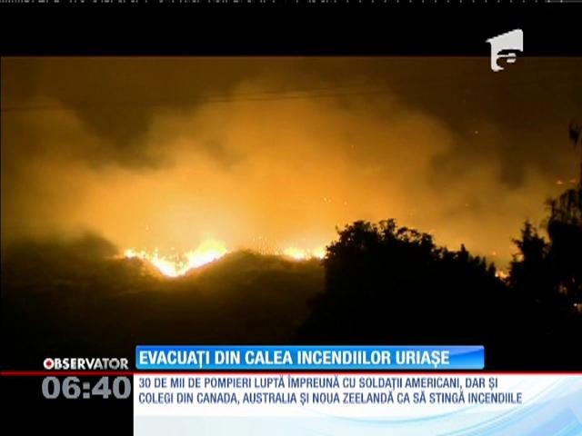 Incendiile uriaşe de vegetaţie &icirc;n nord-vestul Statelor Unite