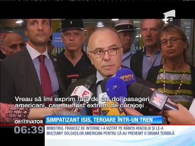 Atentat dejucat &icirc;ntr-un tren de călători. Teroristul &icirc;narmat a fost imobilizat de 3 militari