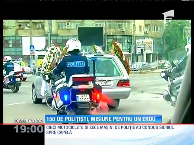 Agentul Gheorghe Ionescu va fi &icirc;nmorm&acirc;ntat cu onoruri militare