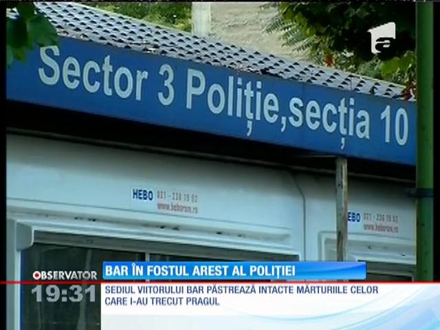 Fostul arest al unei secţii de poliţie din Bucureşti se va transforma &icirc;n bar