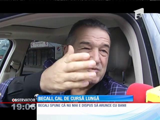 Gigi Becali se compară cu un cal bătr&acirc;n!