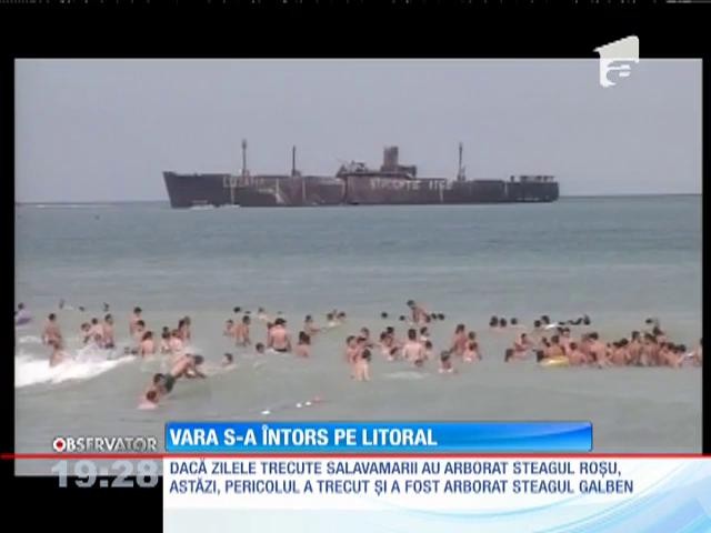 Vara s-a &icirc;ntors pe litoralul Mării Negre