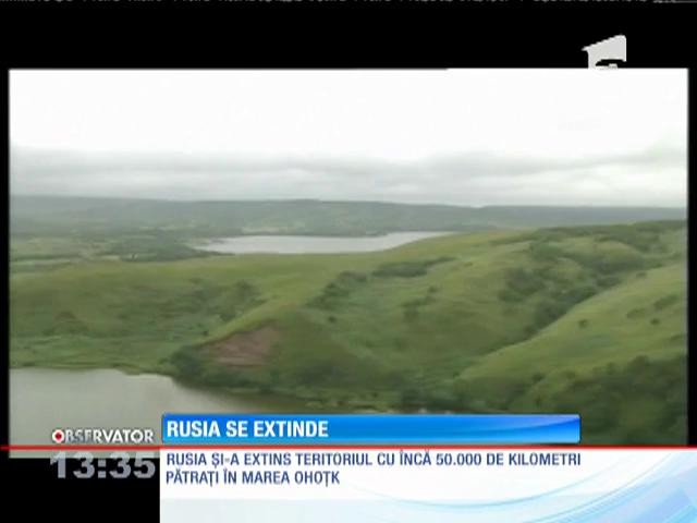 Rusia şi-a extins teritoriul cu &icirc;ncă 50 de mii de kilometri pătraţi &icirc;n Marea Ohoţk