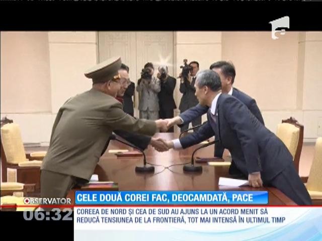 Coreea de Nord şi cea de Sud au reuşit să facă pace