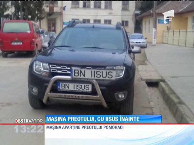 Un preot şi-a pus numărul de &icirc;nmatriculare Iisus