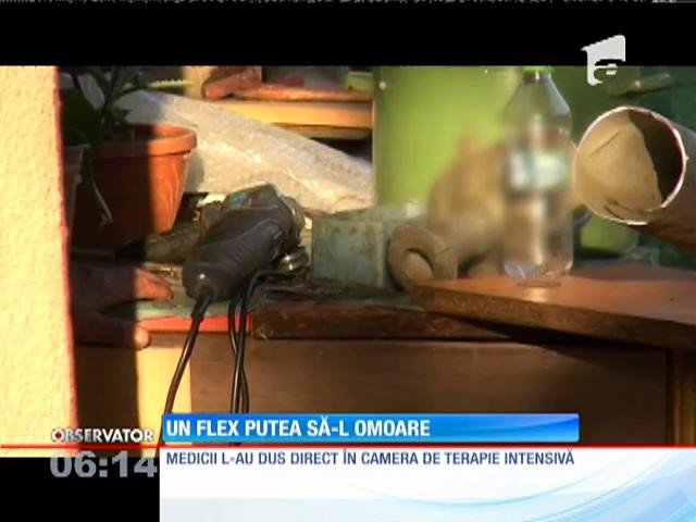 Un flex putea să-l omoare pe un bătr&acirc;n de 75 de ani