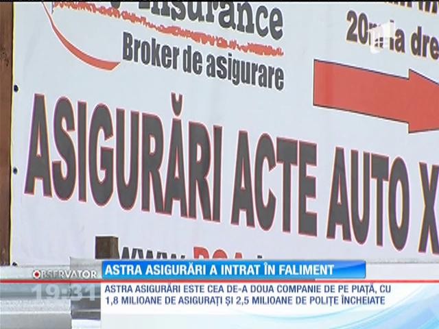 Astra Asigurări a intră &icirc;n faliment. Două milioane de rom&acirc;ni sunt afectaţi!