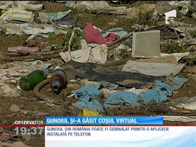 Gunoiul din Rom&acirc;nia poate fi semnalat printr-o aplicație instalată pe telefon