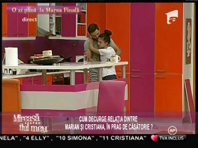 Cum decurge relaţia dintre Marian şi Cristiana, &icirc;n prag de căsătorie?
